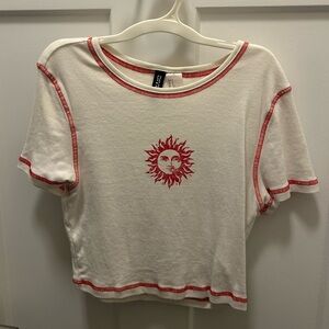 H&M Cropped Sun Tee
